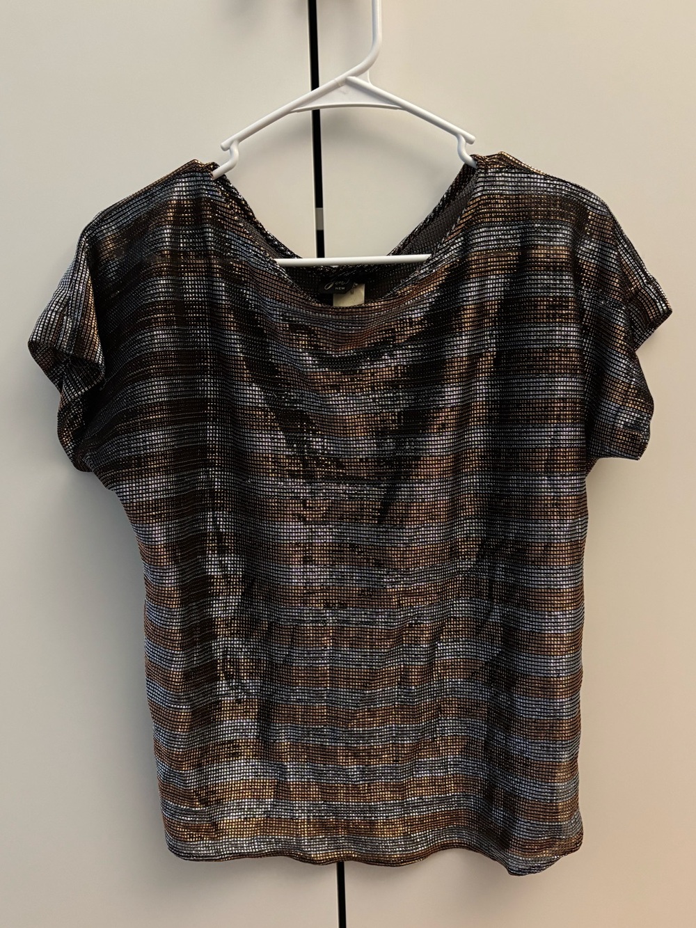 Vintage Lurex Drape Top